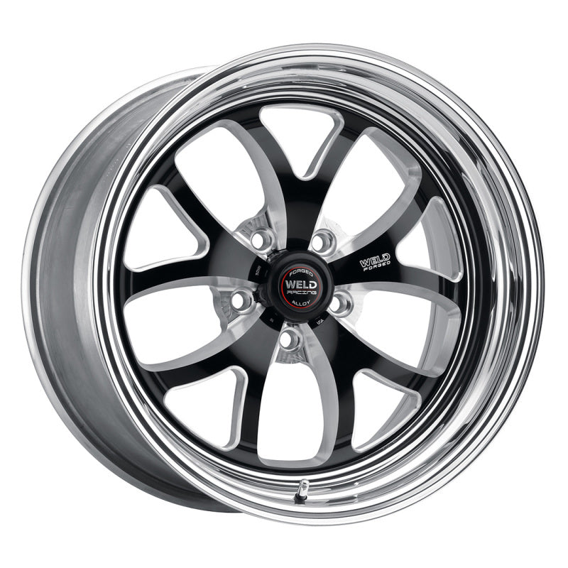 Weld S76 18x7 / 5x4.5 BP / 4.2in. BS Black Wheel (Medium Pad) - Non-Beadlock - DTX Performance