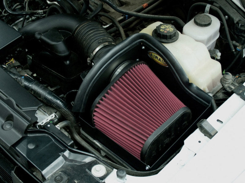 Airaid 11-14 Ford F-150 3.5/3.7L/5.0L /10-14 Raptor CAD Intake System w/ Tube (Dry / Red Media) - DTX Performance