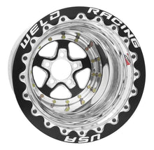 Load image into Gallery viewer, Weld Alumastar 2.0 15x12 / 5x4.5 BP / 6in. BS Black Wheel - Black Single Bead Lock MT - DTX Performance