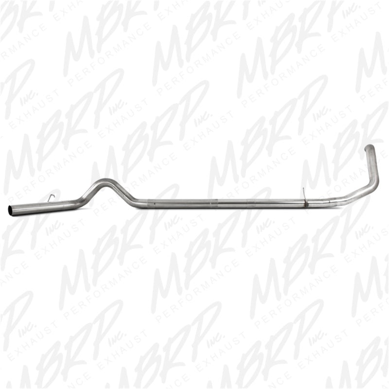 MBRP 1999-2003 Ford F-250/350 7.3L 4in Turbo Back Single No Muffler T409 SLM Series Exhaust System - DTX Performance