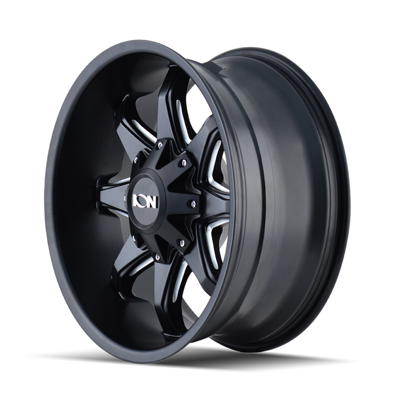 ION Type 181 20x9 / 8x180 BP / 0mm Offset / 124.1mm Hub Satin Black/Milled Spokes Wheel - DTX Performance