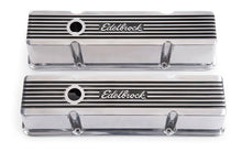 Load image into Gallery viewer, Edelbrock Valve Cover Elite II Series Chevrolet 1959-1986 262-400 CI V8 Tall Polished - DTX Performance