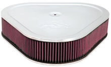 Load image into Gallery viewer, K&amp;N Triangle Air Cleaner Assembly - Red - Size 14in - 5.125in Neck Flange x 3in Height - DTX Performance