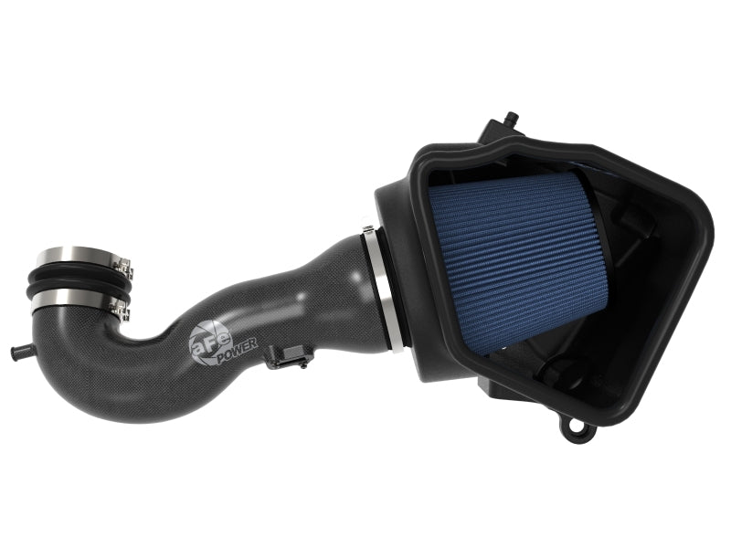 aFe 19-20 GM Trucks 5.3L/6.2L Track Series Carbon Fiber Cold Air Intake System With Pro 5R Filters - DTX Performance