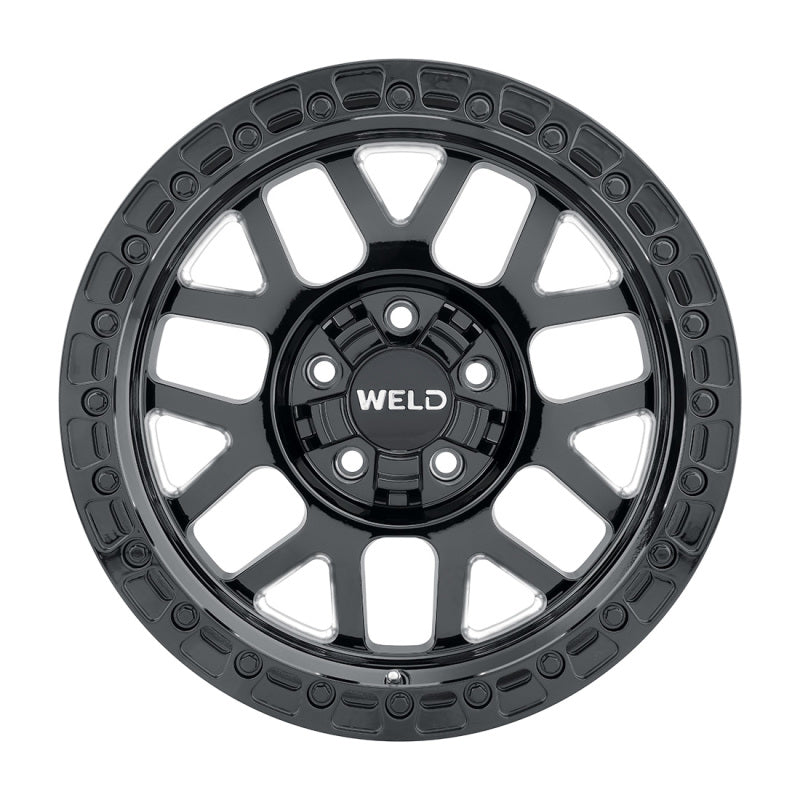 Weld Off-Road W105 17X9.0 Cinch 5X114.3 5X127 ET00 BS5.00 Gloss Black MIL 78.1 - DTX Performance