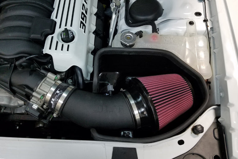 JLT 11-20 Dodge Charger 6.4L (w/o Shaker Hood) Series 2 Black Tex Cold Air Intake Kit w/Red Filter - DTX Performance