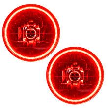 Load image into Gallery viewer, Oracle Lighting 97-06 Jeep Wrangler TJ Pre-Assembled LED Halo Headlights -Red - DTX Performance