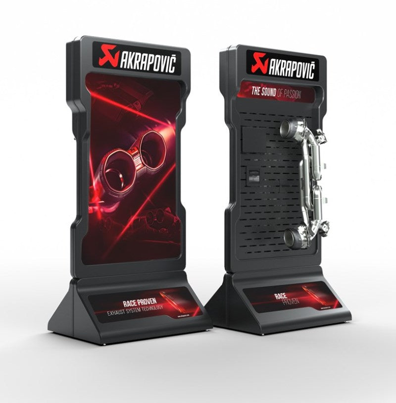 Akrapovic Car Graphics Set for Large POS Stand - DTX Performance