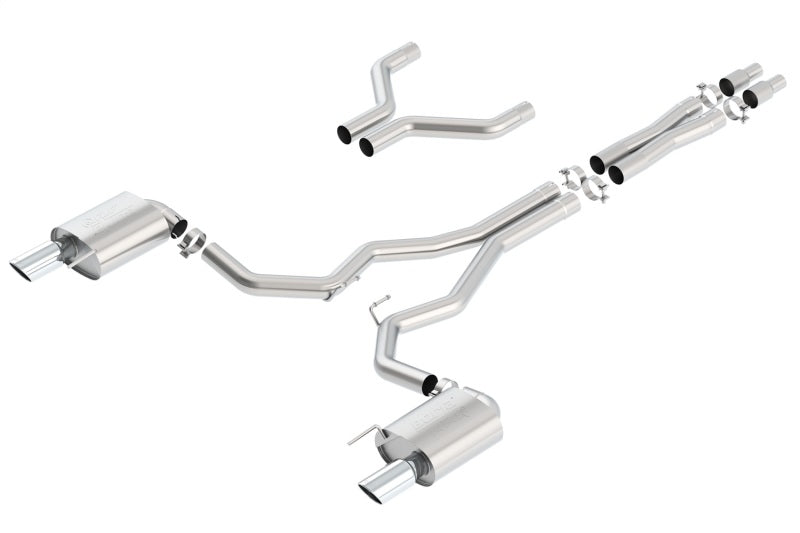 Borla Atak Cat-Back 15-17 Ford Mustang GT 5.0L V8 MT/AT 3in pipe 4in tip - DTX Performance