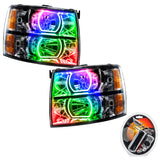 Oracle 07-13 Chevrolet Silverado SMD HL - Black - Square Style - ColorSHIFT