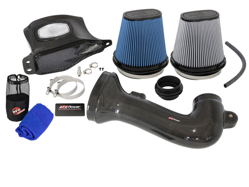 aFe Momentum Carbon Fiber Cold Air Intake System PDS/P5R 15-16 Chevrolet Corvette Z06 V8-6.2L - DTX Performance