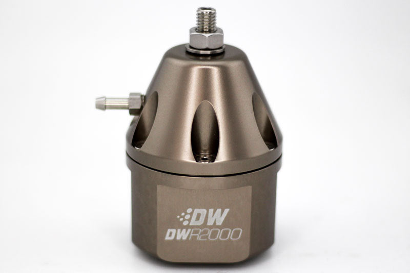 DeatschWerks DWR2000 Adjustable Fuel Pressure Regulator - Titanium - DTX Performance