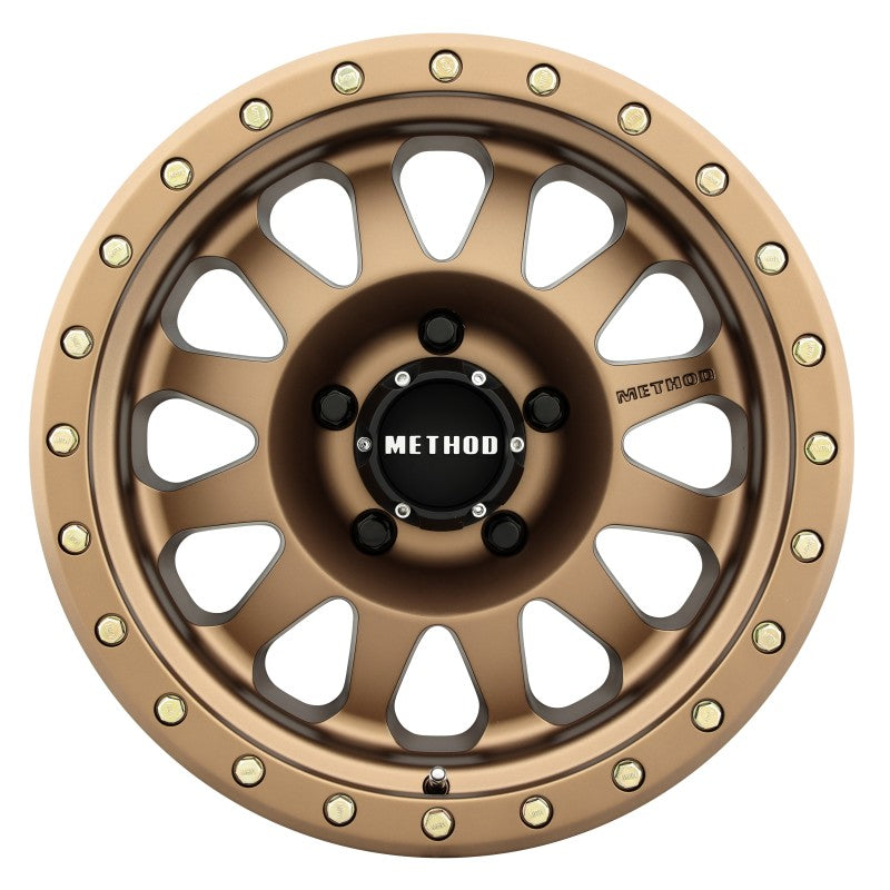 Method MR304 Double Standard 17x8.5 0mm Offset 5x5.5 108mm CB Method Bronze Wheel - DTX Performance