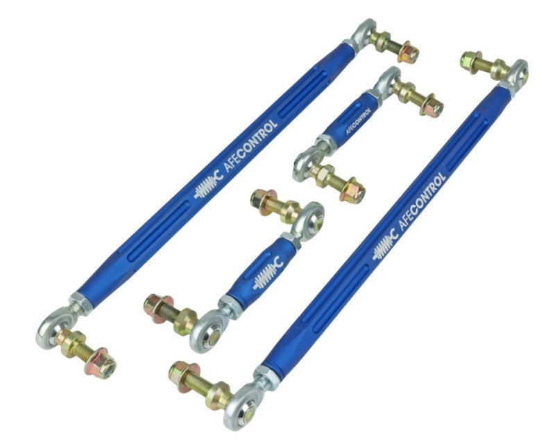 aFe Control 20-21 Toyota Supra 3.0L Adjustable End Links Kit - Front & Rear - DTX Performance