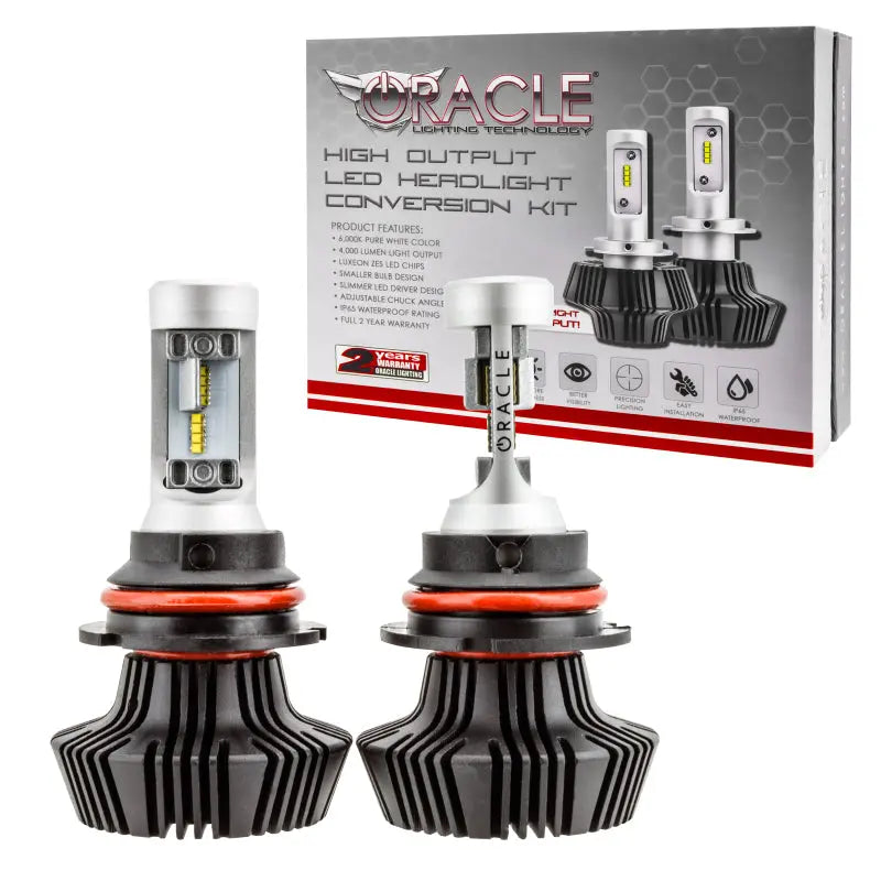 Oracle 9004 4000 Lumen LED Headlight Bulbs (Pair) - 6000K - DTX Performance