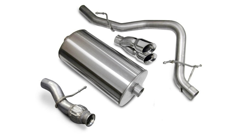 Corsa 09-11 Chevrolet Tahoe 5.3L V8 Polished Sport Cat-Back Exhaust - DTX Performance