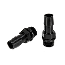 Load image into Gallery viewer, Mishimoto 16X1.5 TO 1/2in. Hose Barb Aluminum Fittings (Pack of 2) - DTX Performance