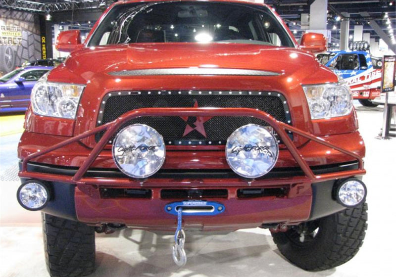 N-Fab Pre-Runner Light Bar 07-13 Toyota Tundra - Tex. Black - DTX Performance