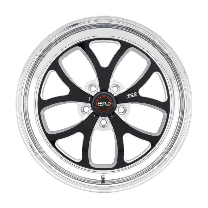 Weld S76 20x7 / 5x115mm BP / 4.3in. BS Black Wheel (High Pad) - DTX Performance