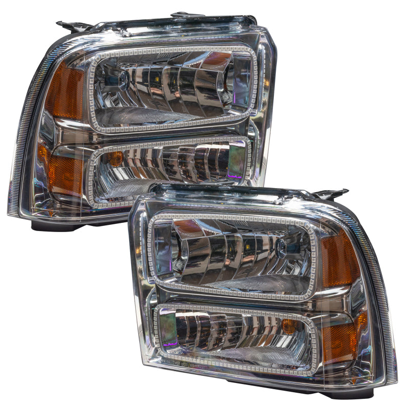 Oracle 05 Ford Excursion SMD HL - Chrome - White - DTX Performance