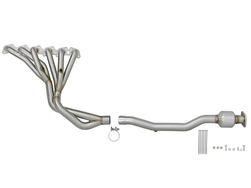 aFe Twisted Steel Long Tube Header/Connection Pipes Street Series 01-16 Nissan Patrol (Y61) V8 4.8L - DTX Performance