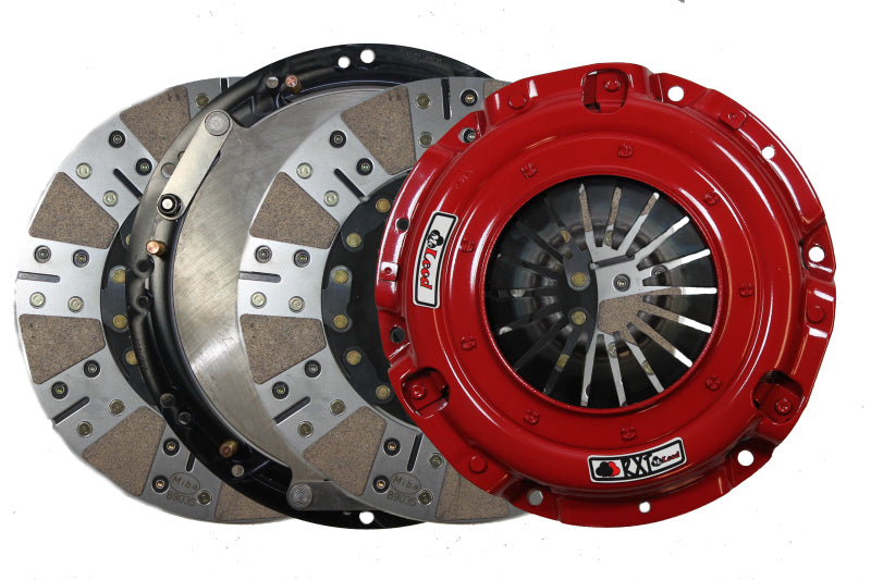 McLeod RXT HD Twin Clutch LSA 9-11/16 x 1-1/8 x 26 Spline Sprung Hub 8 Bolt Modular Assy w/Alum Fly - DTX Performance