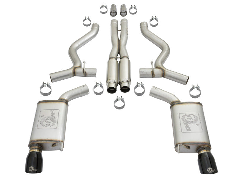 aFe 11-21 Dodge Durango V6-3.6L / V8-5.7L MACH Force-Xp 304 SS Cat-Back Exhaust System w/ Black Tip - DTX Performance