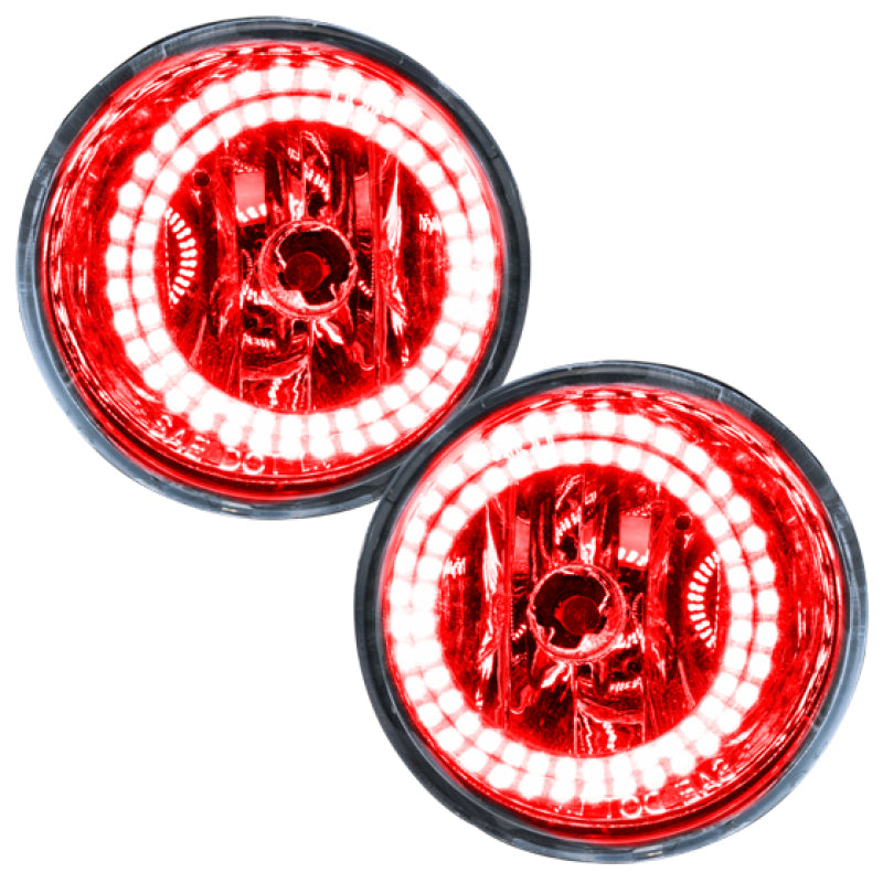 Oracle Lighting 04-15 Nissan Titan Pre-Assembled LED Halo Fog Lights -Red - DTX Performance