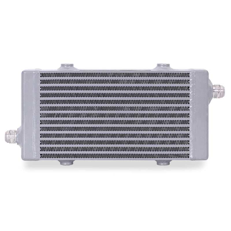 Mishimoto Universal Small Bar and Plate Cross Flow Silver Oil Cooler - DTX Performance