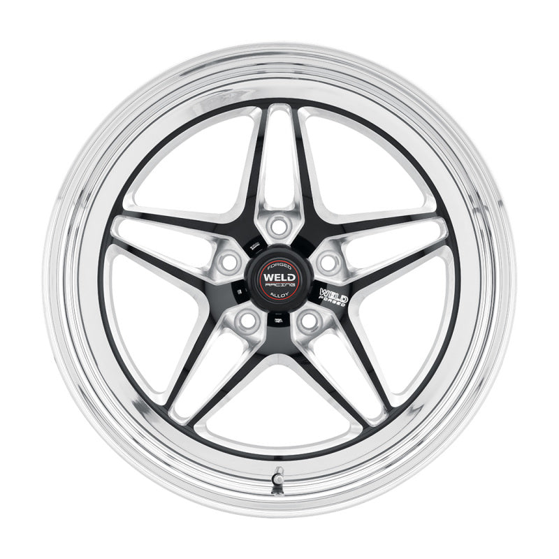 Weld S81 17x5 / 5x4.75 BP / 2.2in. BS (-21mm Offset) Black Wheel (High Pad) - DTX Performance