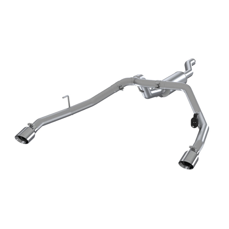 MBRP 2020 Jeep Gladiator 3.6L 2.5in Dual Rear Exit Cat Back Exhaust Aluminized - DTX Performance