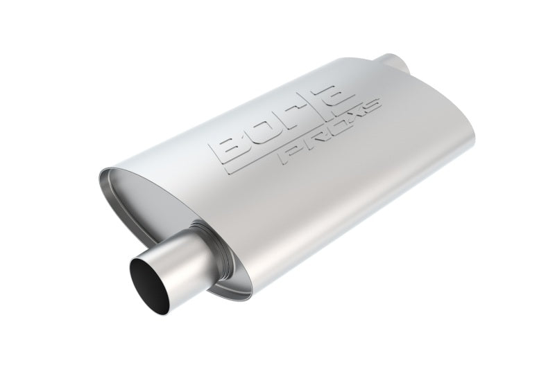 Borla Universal Pro-XS 3in Inlet//Outlet Offset/Offset 14x9 1/2 x 4 Muffler - DTX Performance