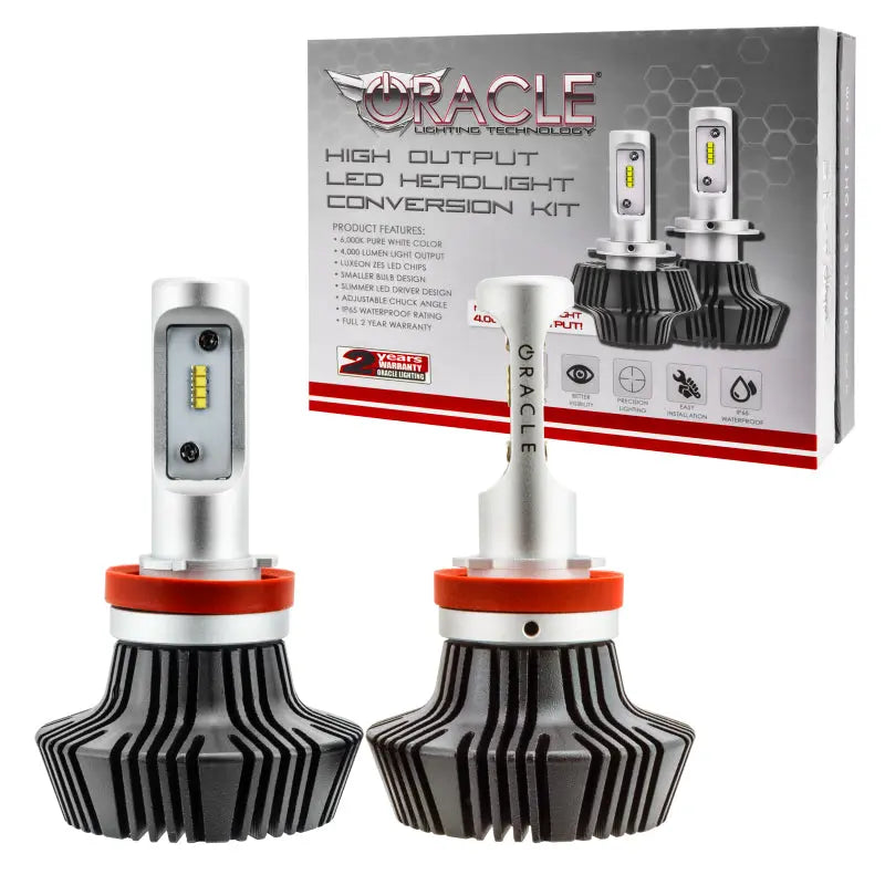 Oracle H11 4000 Lumen LED Headlight Bulbs (Pair) - 6000K - DTX Performance