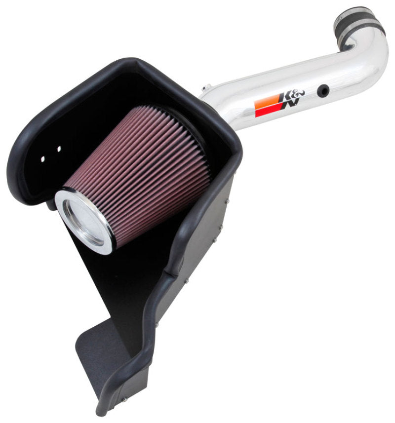 K&N 2013 Dodge Ram 1500 V8-4.7L High Flow Performance Air Intake Kit - DTX Performance