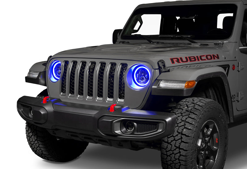 Oracle Jeep Wrangler JL/Gladiator JT 7in. High Powered LED Headlights (Pair) - Dynamic - Dynamic - DTX Performance