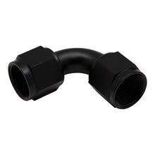 Load image into Gallery viewer, DeatschWerks 10AN Flare Female Swivel 90-Degree to 10AN Flare Female Swivel - Anodized Matte Black - DTX Performance