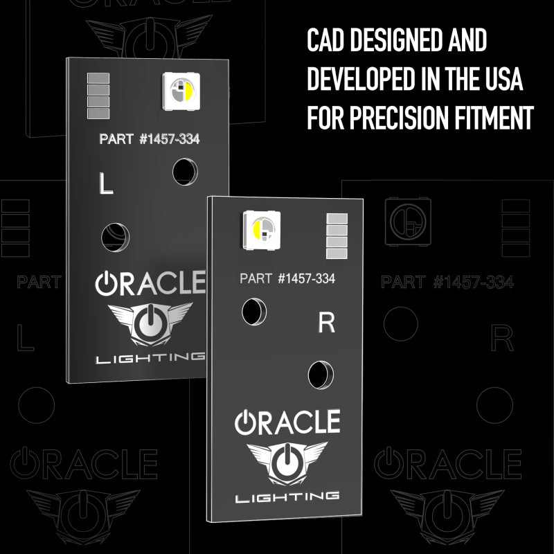 Oracle 14-21 Infiniti Q50 RGB+W Headlight DRL Upgrade Kit - ColorSHIFT w/ RF Controller - DTX Performance