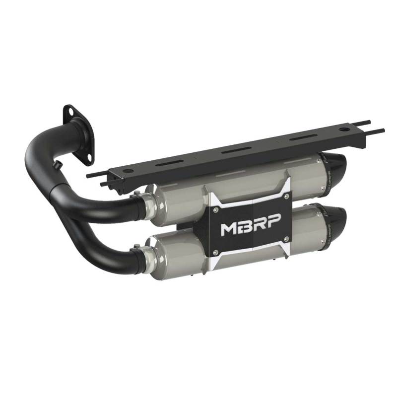 MBRP 19-20 Honda Talon Dual Slip-On Exhaust System w/Performance Muffler - DTX Performance