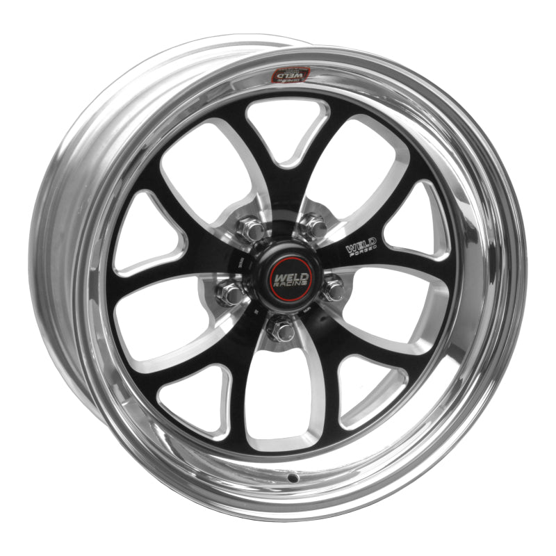 Weld S76 17x8 / 5x4.75 BP / 4.4in. BS Black Wheel (Low Pad) - Non-Beadlock - DTX Performance