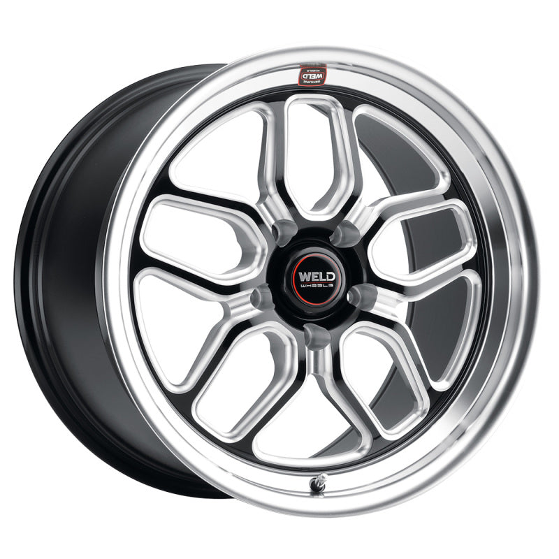 Weld S107 18X10.5 Laguna 5X120.65 ET54 BS7.9 Gloss Black MIL Dia 70.3 - DTX Performance