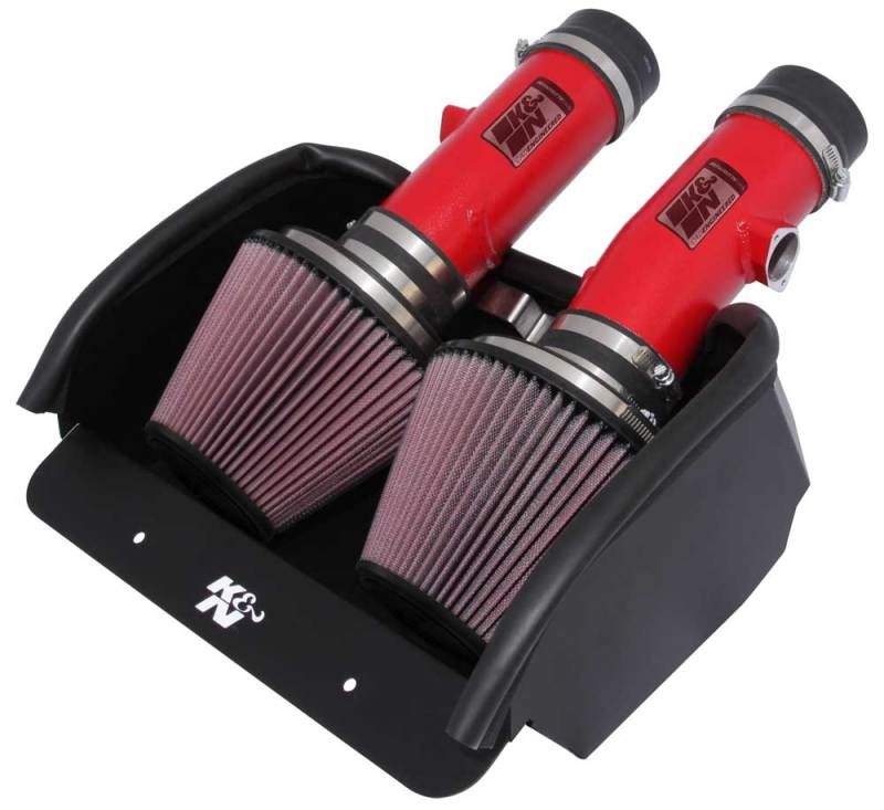 K&N 08 Dodge Viper 8.4L-V10 Red Typhoon Short Ram Intake - DTX Performance