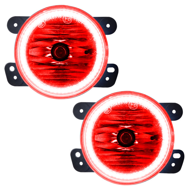 Oracle 11-14 Dodge Charger Pre-Assembled Fog Lights - Red - DTX Performance