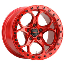 Load image into Gallery viewer, Weld Off-Road W906 17X9 Ledge Beadlock 5X127 ET-12 BS4.50 Candy Red / Red Ring 71.5 - DTX Performance