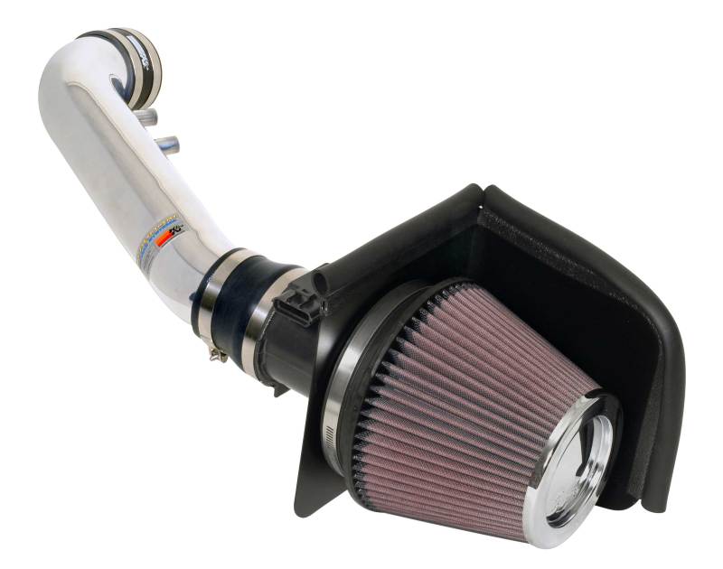 K&N 01-04 Ford Mustang GT 4.6L Polished Typhoon Short Ram Intake - DTX Performance