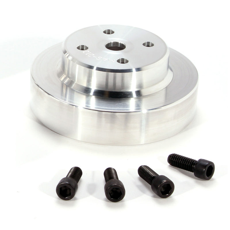 BBK 86-93 Mustang 5.0 Underdrive Pulley Kit - Lightweight CNC Billet Aluminum (3pc) - DTX Performance