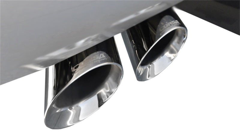 Corsa 09-13 Chevrolet Suburban 1500 5.3L V8 Polished Sport Cat-Back Exhaust - DTX Performance