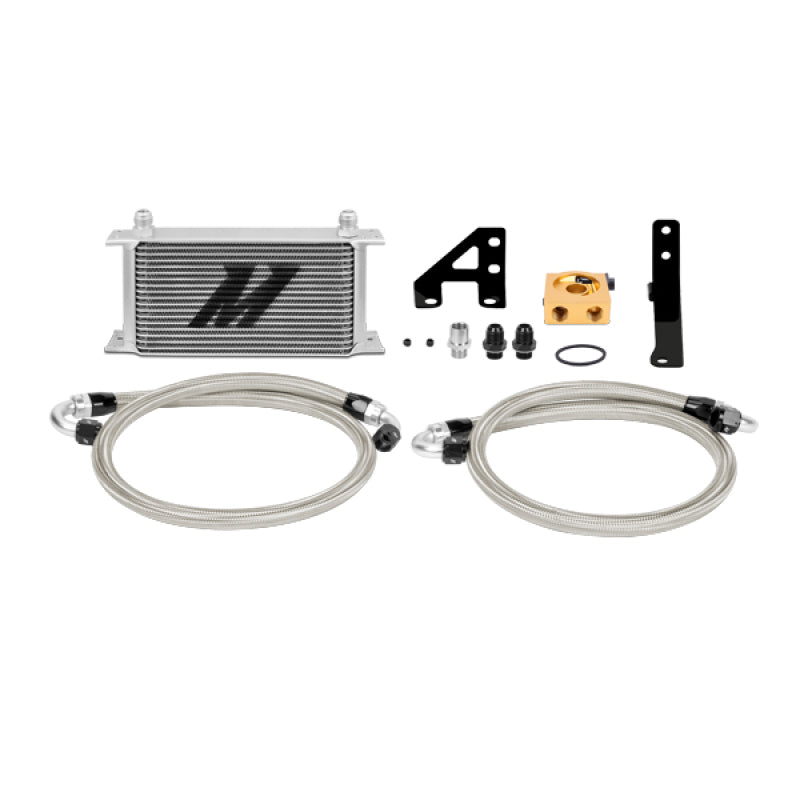 Mishimoto 15 Subaru STI Thermostatic Oil Cooler Kit - Silver - DTX Performance