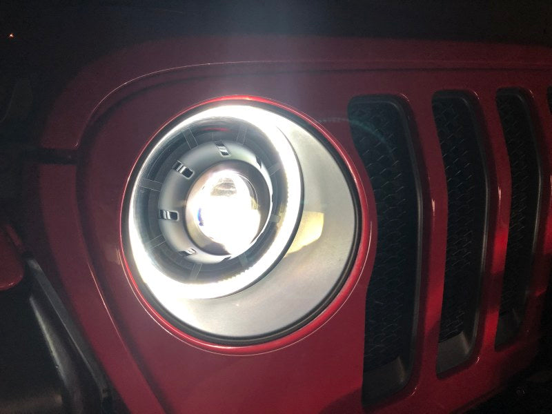 Oracle Jeep JL/Gladiator JT Oculus Switchback Bi-LED Projector Headlights - Amber/White Switchback - DTX Performance