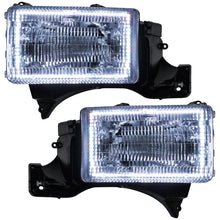 Load image into Gallery viewer, Oracle 94-02 Dodge Ram Pre-Assembled Halo Headlights - White - DTX Performance