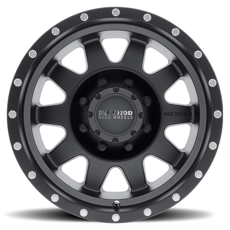 Method MR301 The Standard 20x9 +18mm Offset 8x6.5 130.81mm CB Matte Black Wheel - DTX Performance